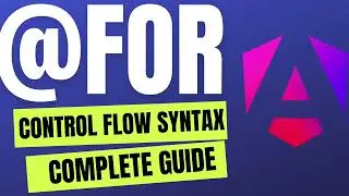 Angular @for Control Flow Syntax