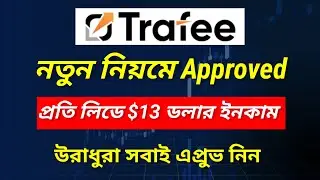 প্রতি লিডে $13 ডলার ইনকাম | Trafee approval From Bangladesh | trafee approved | best cpa network