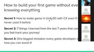 Game Development Masterclass December 6 Recording