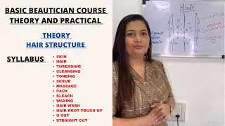 Basic beautician course &hellip;hair structure&hellip;