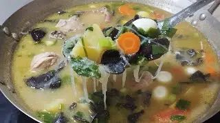 Masak Sop Ayam Jamur Kuping 