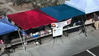 Drone Video Of Thunderbird Amateur Radio Club 2024 Hamfest in Glendale, AZ