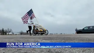 Run For America: Noah Coughlan passed through the Rochester area