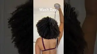 Wash Day | Type 4 Curly Hair Routine for healthy hair growth #naturalhair #curlyhair #type4hair