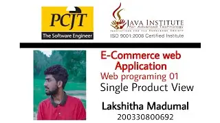 Single Product Page | eShop Project | Java Institute