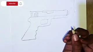 &ldquo;Realistic Gun Sketch | Step-by-Step Drawing Tutorial | Shading, Details & Full Process&rdquo;