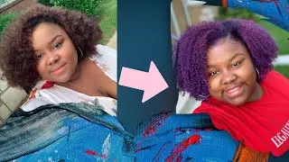 I FINALLY tried Hair Paint Wax on my natural hair (Mofajang) | GiCurls