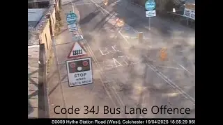 Code 34J Bus Lane Traffic Offence