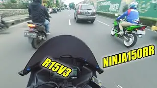 AJAKIN SPEEDING NINJA 150RR TERNYATA MOTOR KENCANG