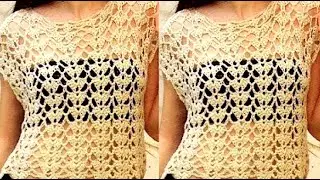 AMAZING😍 Crochet pattern for CARDIGAN, SWEATER | easy crochet summer top pattern,beginner crochet