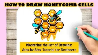 Honey comb drawing 🐝🍯#kannadatourdu #drawing #honeybee #honeycomb  #schooldrawing @5STAR-w7t