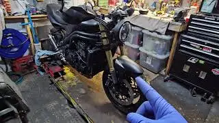 Проект Triumph Speed ​​Triple 2007 года. Часть третья. Небольшие работы!