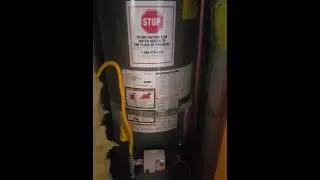 Rheem Water heater vibration