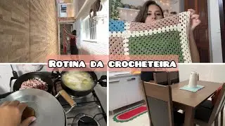 Meus últimos dias de férias CLT | Rotina, casa e crochê 