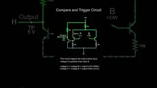 Transistor Voltage Comparator and Trigger Circuit