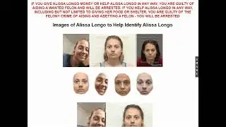ALISSA LONGO arrest warrants DOB Sep 17, 1985, ALISSA LONGO call Waterbury CT Police: 203-574-6911