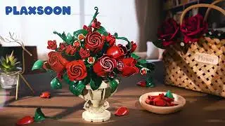 PS-SC8820 Rose Flower Building Set (Blumen Rosen Bauspielzeugset f&uuml;r Erwachsene)