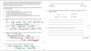 AQA A-level Chemistry - Practical skills - RPA8 - Question 3