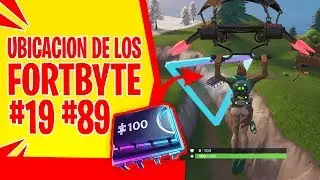 UBICACION EXACTA DE LOS FORTBYTE #19 #89 | FORTNITE BATTLE ROYALE