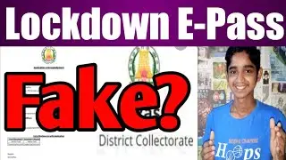 How to Apply E-Pass For lockdown |Emergency Travel Pass|EPASS District Website | English