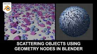 Scattering Objects Using Geometry Nodes In Blender