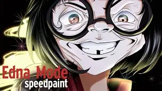 Edna Mode THE INCREDIBLES [SPEEDPAINT]