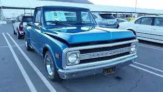 1969 Chevy C10 Pickup Truck New 454 V8 438hp 500 Torque Turbo 400 SOLD $27,000 Auction 69 Chevrolet
