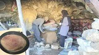 🏔️ Жизнь в пещерах Ирана: реконструкция внутри пещеры 🔨 и борьба за выживание 💪❄️