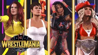 WWE 2K25 Universe Mode | Lita Vs Molly Holly Vs Victoria Vs Trish Stratus