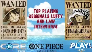 TREASURE CUP AND REGIONAL!! FIRST PLACE Luffy and Top 4 Law Interview and Deck Profile