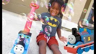 Thomas and Friends Go BUBBLE Maker Machine Bubbles Fun for Kids Playtime
