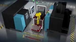 Robotic Compact Machine Tender Simulation