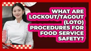 What Are Lockout/Tagout (LOTO) Procedures For Food Service Safety? - Food Service Jobs