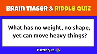 Logic Riddle Challenge / Puzzle Quiz