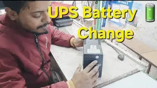 UPS Battery 🔋 Change // MICROTECH // INVERTER BATTERY 🔋 CHANGE #microtech #repair
