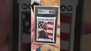 President Barack Obama Rookie Card!!! #shorts