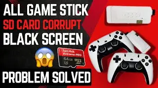 How to FIX Game Stick Black Screen & SD Card Problem | Easy Tutorial 🔥| M22 Game stick 🤯 2025