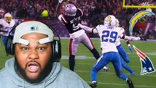 Los Angeles Chargers vs New England Patriots Game Highlights | 2025 NFL Season Wild Card Round
