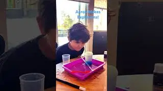 Aaron World Experiments: Big Baking Soda Volcano!