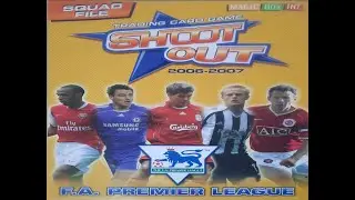 Magic Box Int. COMPLETE English Premier League Shoot Out 2006/07 card album review.