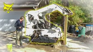 Prepairing Bobcat T320 for paint