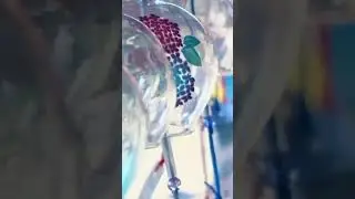 Handmade Wind Chime Art💚#short #art
