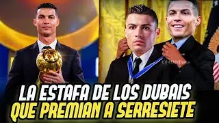 💥CRISTIANO RONALDO VUELVE A AUTOPREMIARSE EN LOS PREMIOS TITOKS DUBAIS MENDEZ AWARDS | 😳🤷
