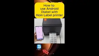 How to use Android Dlabel with Hoin Label printer