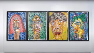 Labyrinthe de T&ecirc;tes - solo show Robert Combas &ndash; introduction