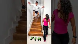 QUANTOS PULOS PARA DESCER A ESCADA?