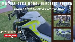 Matter Aera 5000+ Electric Bike Review - India's First Geared Electric Bike! वाह। Vlog