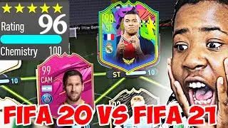 Comparing My INSANE FIFA 21 vs FIFA 20 FUT DRAFT