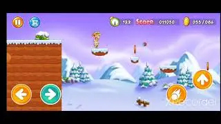 Super Jack's Adventure Level 27 | Ice world complete stage