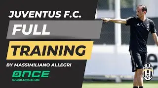 Juventus F.C. full training by Massimiliano Allegri